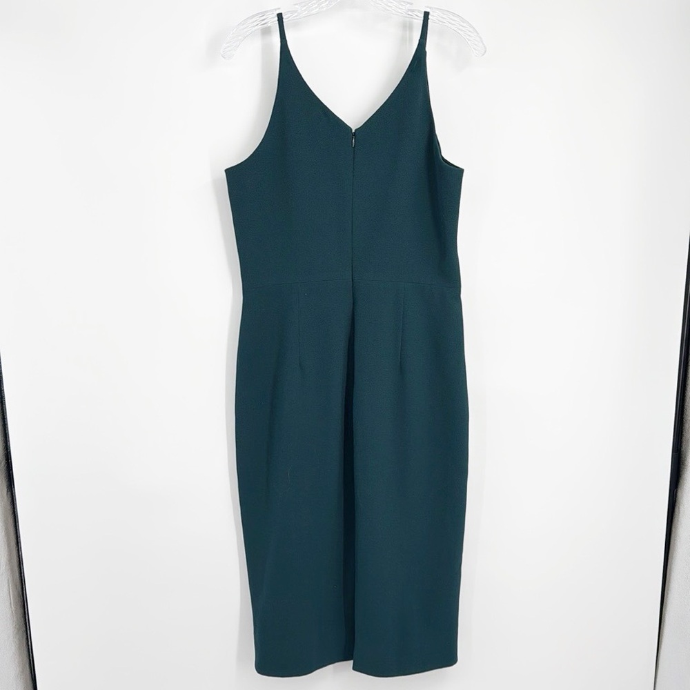 Dress the Population Lyla Dress Midi Dress Body Con Pine Green size large - Picture 7 of 16